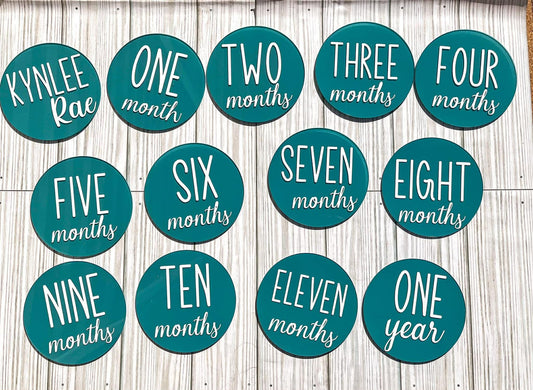 Milestone Acrylic Rounds