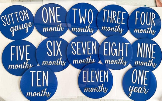 Milestone Acrylic Rounds